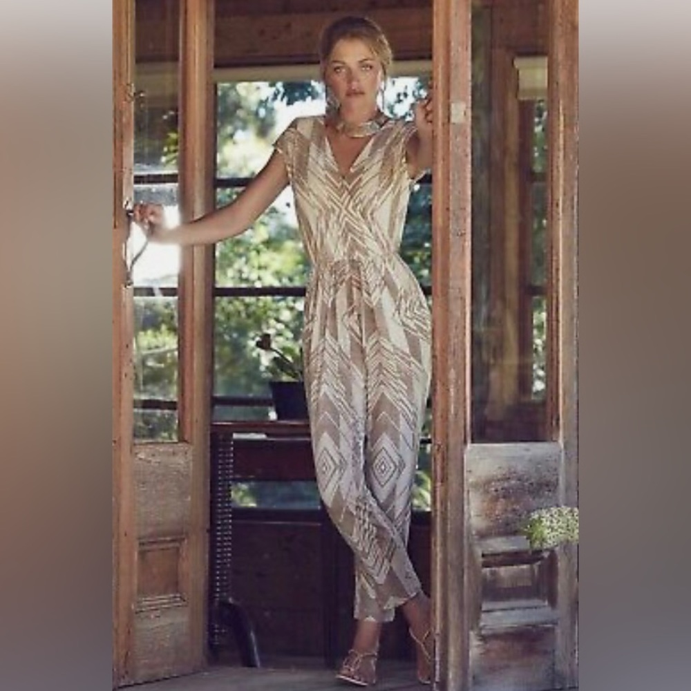Corey Lyn Calter Patterned Jumpsuit for Anthropologie